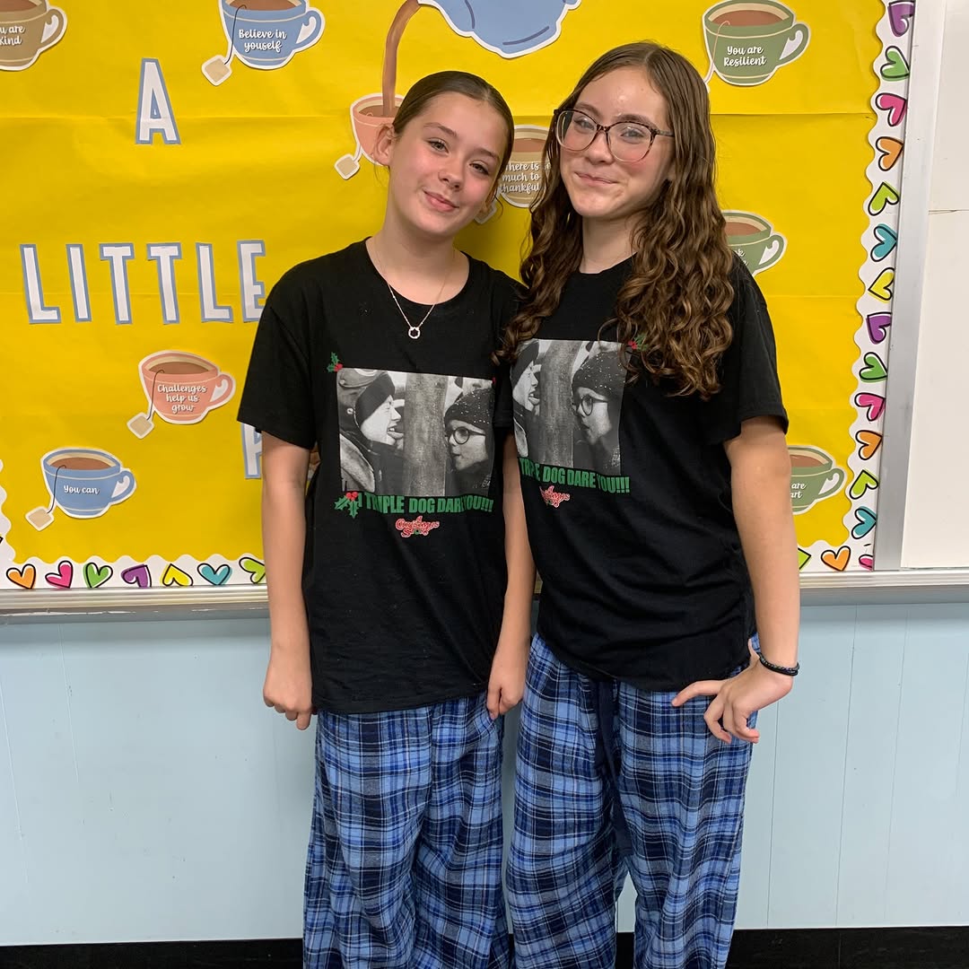 Students writing letters to Santa