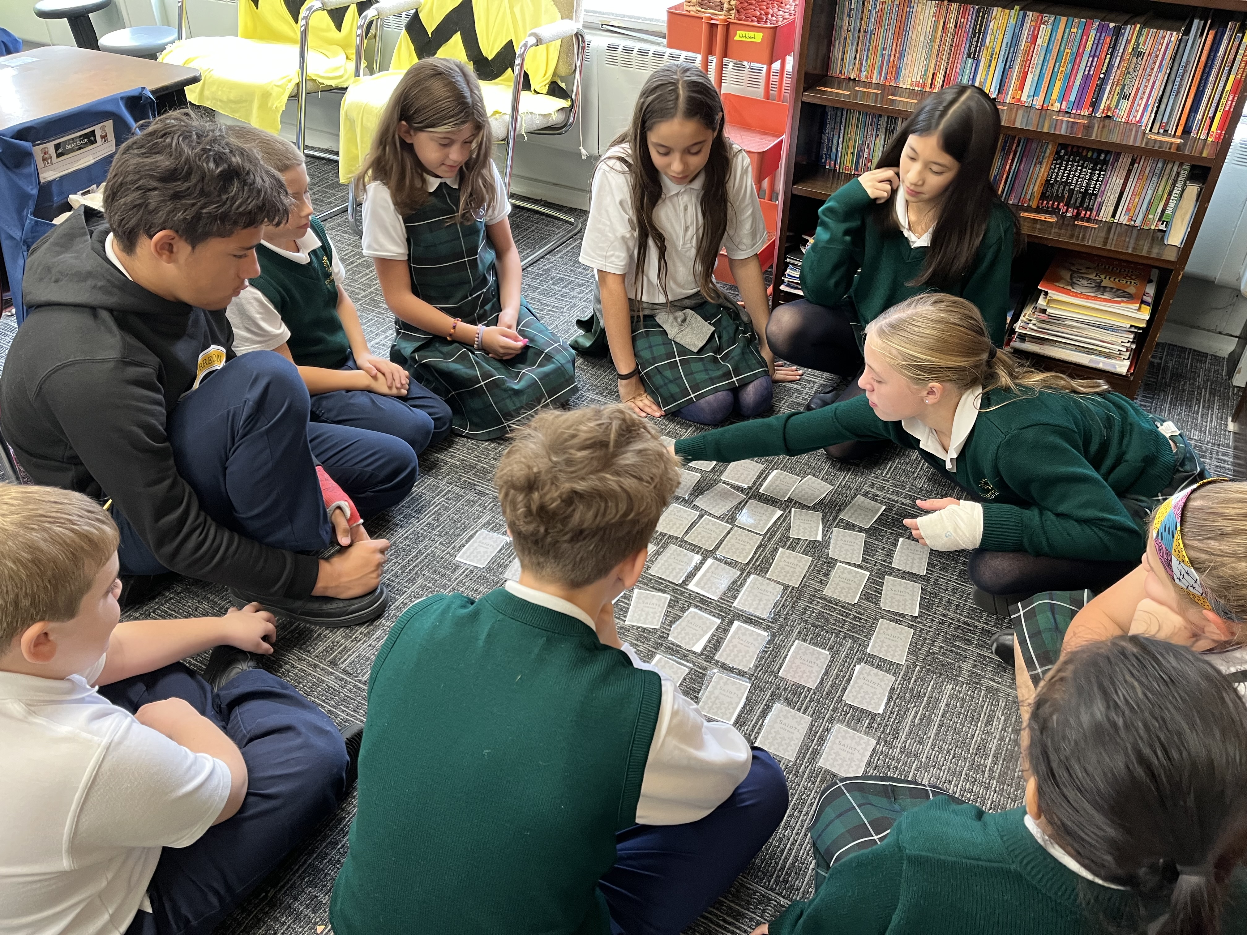 Prayer Partners with younger students