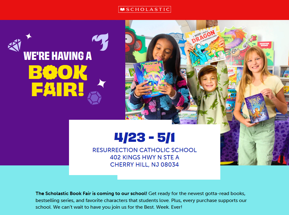 Scholastic Book Fair is Here!