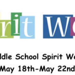 Middle School Spirit Week May 18-22