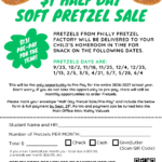 Half Day Pretzel Sale!